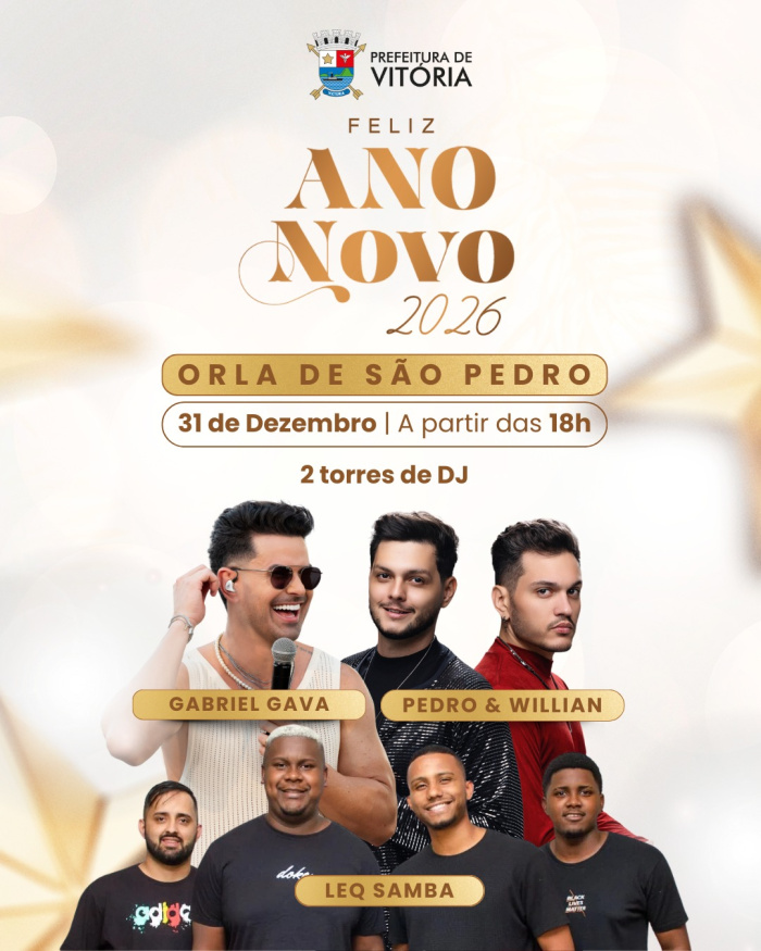 Em São Pedro, Gabriel Gava será o responsável por dar as boas vindas a 2026.