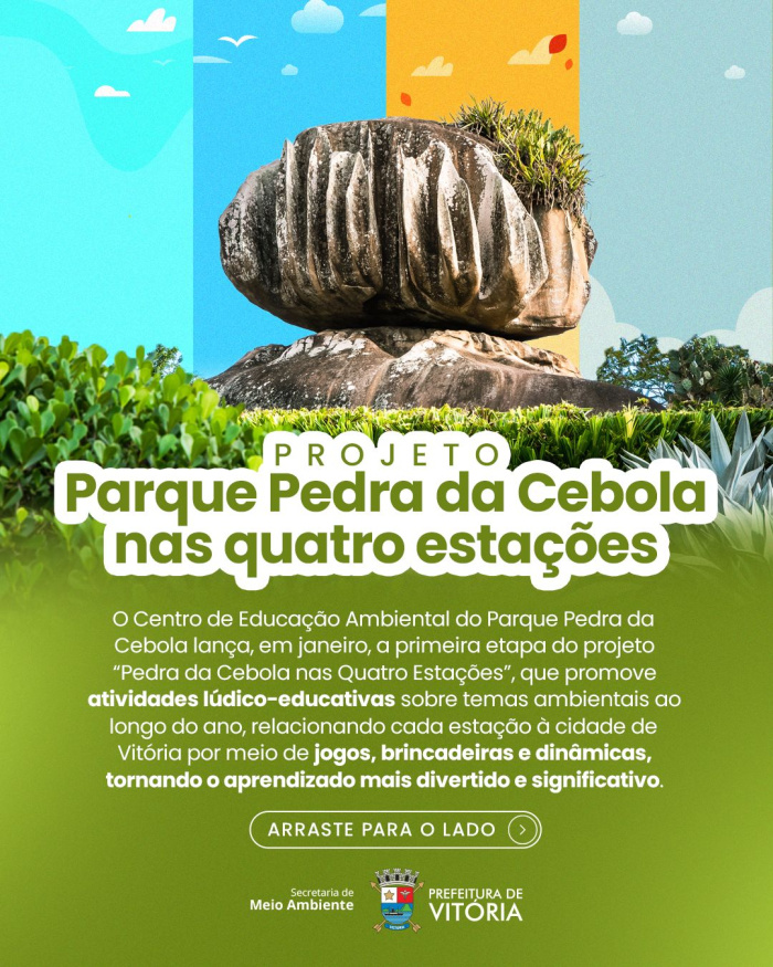 Projeto transforma Parque Pedra da Cebola em sala aberta sobre as estações