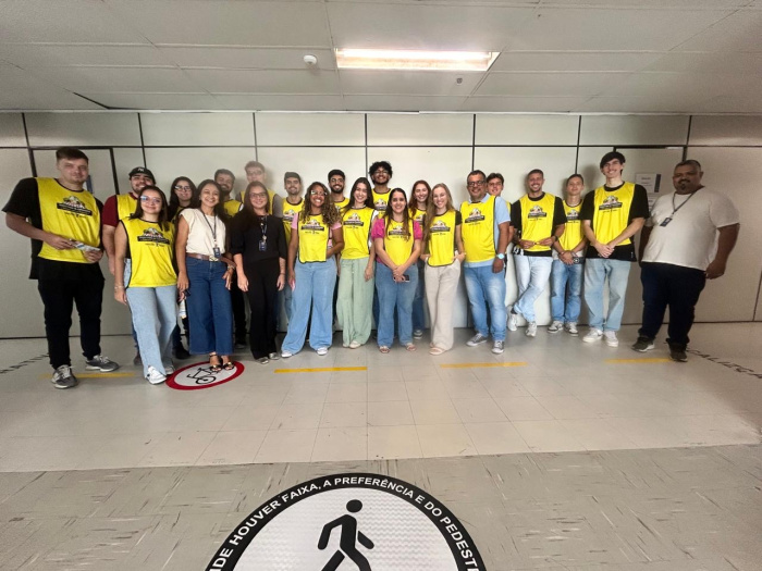 Estudantes de Engenharia conhecem na prática os pilares da gestão do trânsito em Vitória