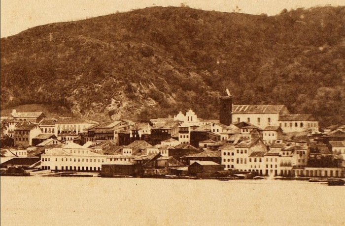 Foto do início do século XX, publicada no livro Cidade de Victoria