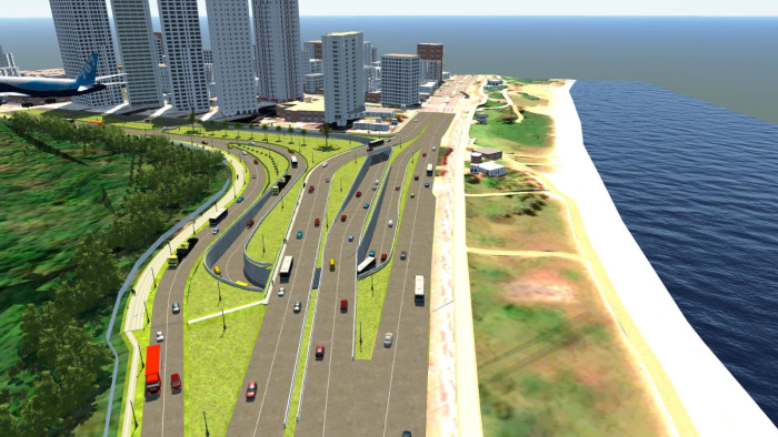 Perspectiva do Mergulhão de Camburi