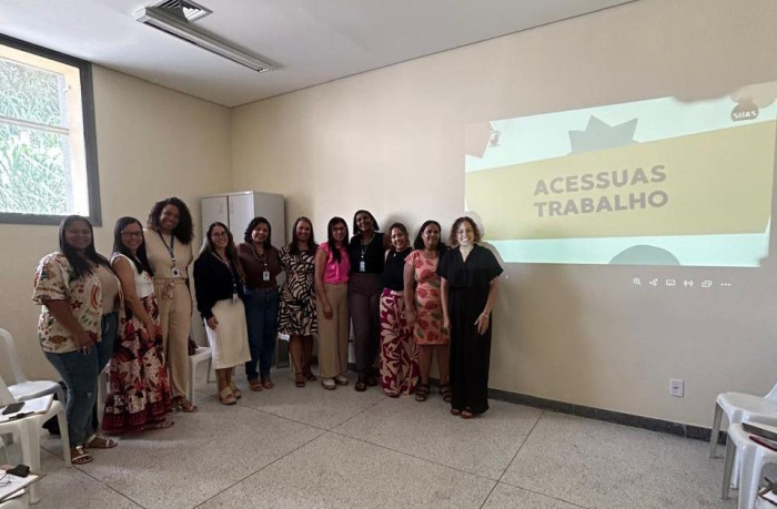 Reunião Acessuas Trabalho no CRAS de Jucutuquara