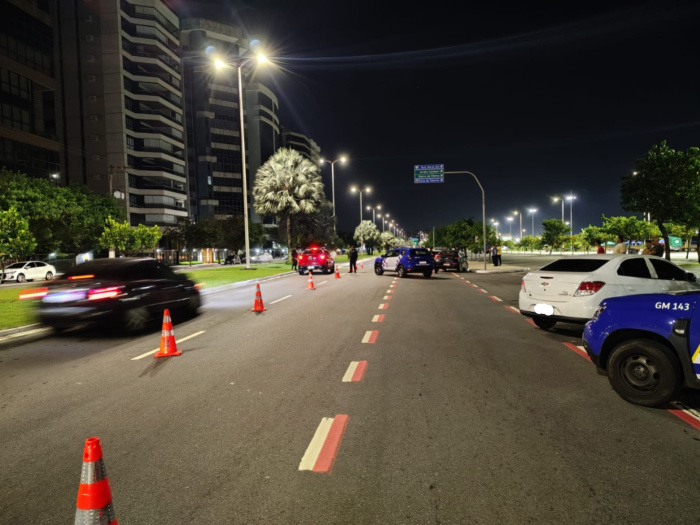 Blitze de Tiradentes: Guarda de Vitória registra mais de 70 recusas ao teste do bafômetro