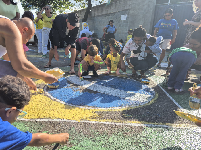 Copa do Mundo é tema de atividades em CMEI do bairro São Cristóvão