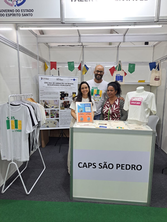 Arte e Inclusão: Caps São Pedro participa da 21ª Feira Sabores da Terra em Vitória