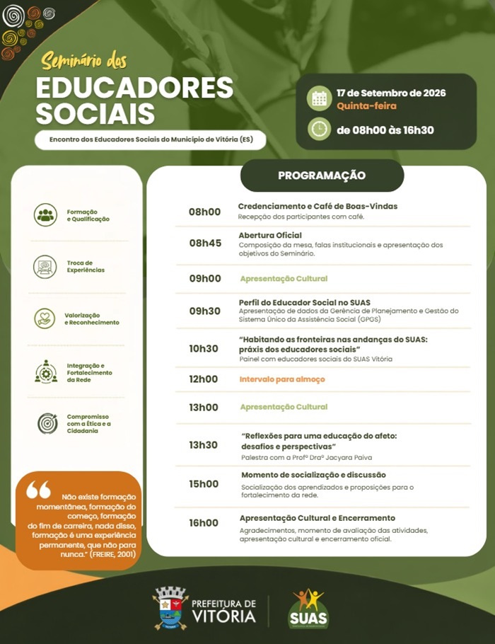Seminário dos Educadores Sociais