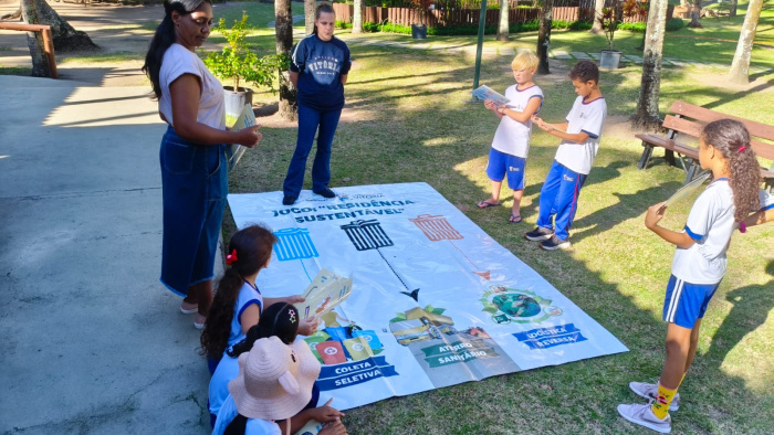 CEA Mata Paludosa recebe crianças da APAE Serra para vivência inclusiva