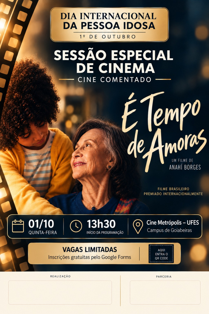 Sessão especial de Cinema pelo Dia do Idoso