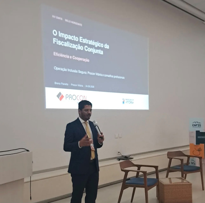 Procon Vitória leva experiência de fiscalização conjunta de clínicas a encontro nacional