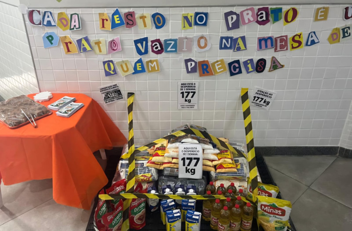 Restaurante Popular de Vitória promove ação contra o desperdício de alimentos
